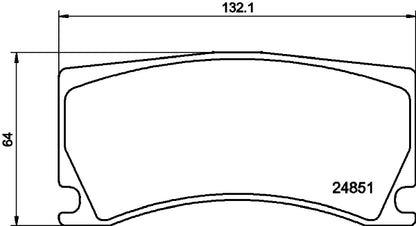 HELLA Brake pad set - T1790 - for e.g. JAGUAR / PEUGEOT 8DB355014-101