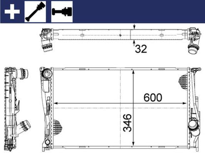 MAHLE BEHR PC Radiator [CR1086000S]