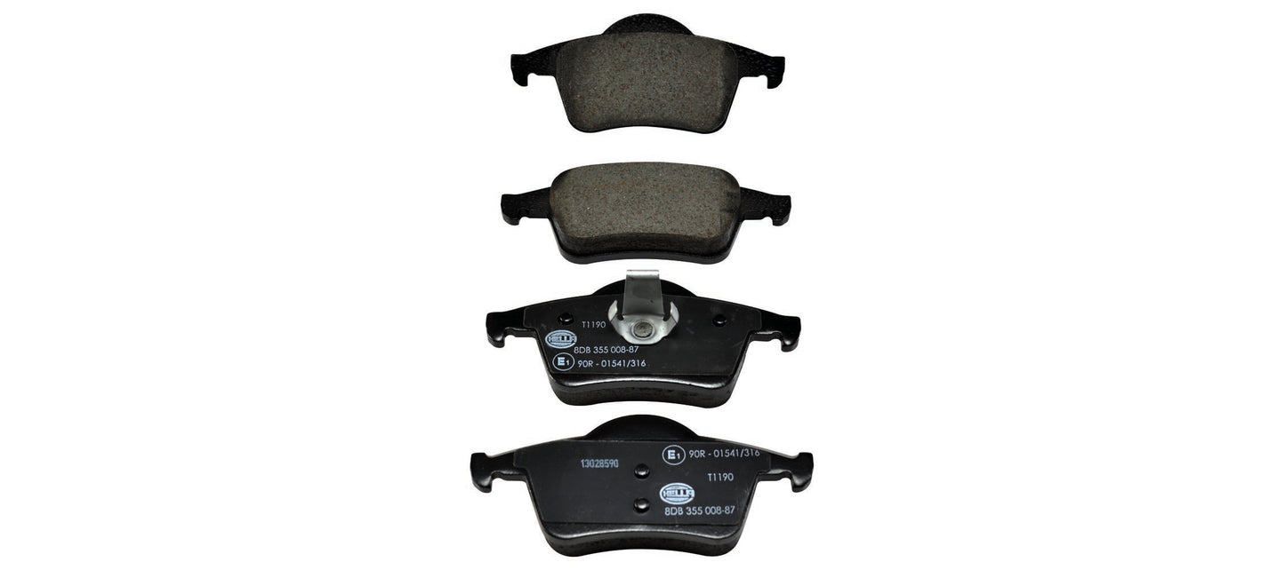 HELLA Brake pad set - T1190 - for e.g. VOLVO 8DB355008-871