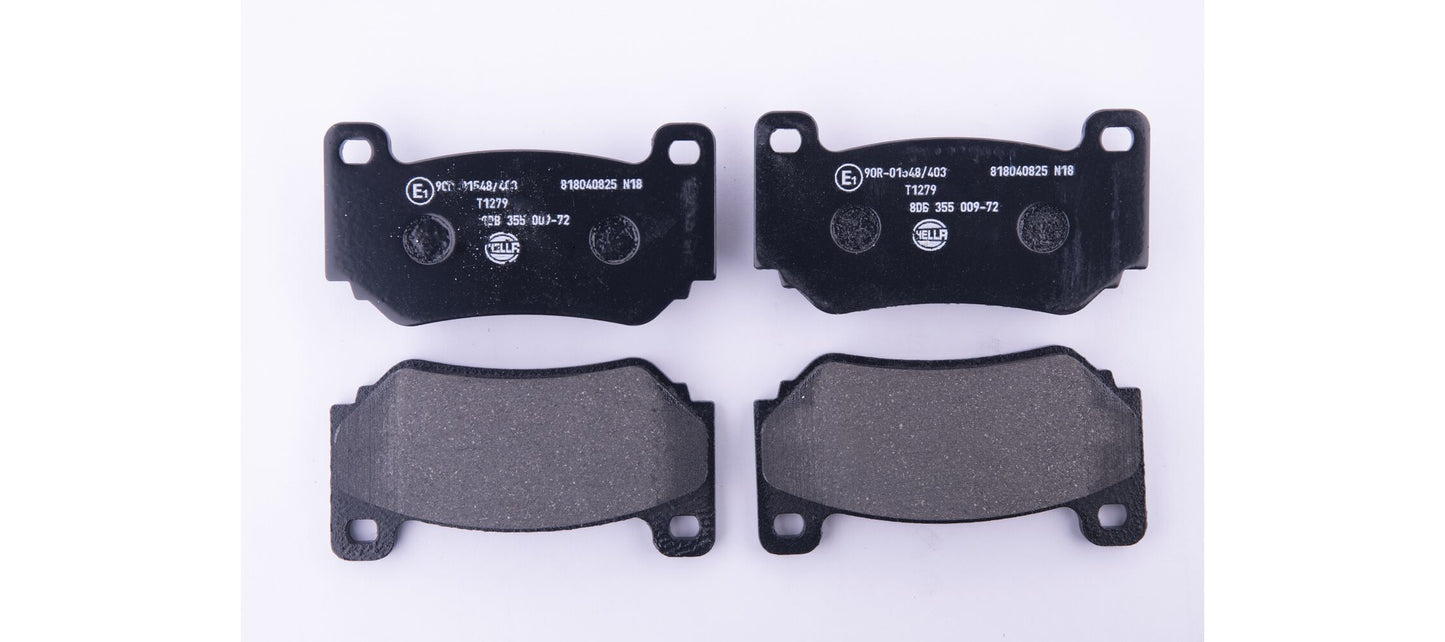 HELLA Brake pad set - T1279 - for e.g. MG 8DB355009-721