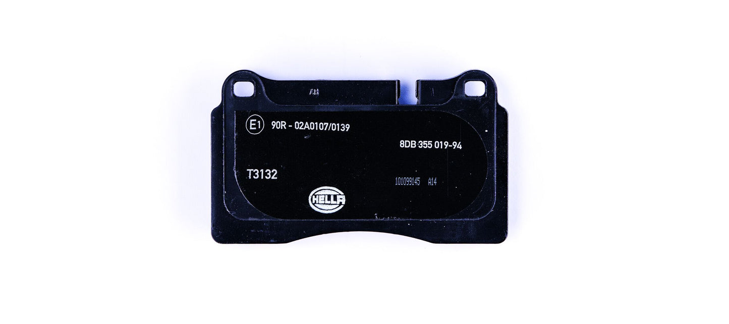 HELLA Brake pad set - T3132 - for e.g. AUDI / SEAT 8DB355019-941