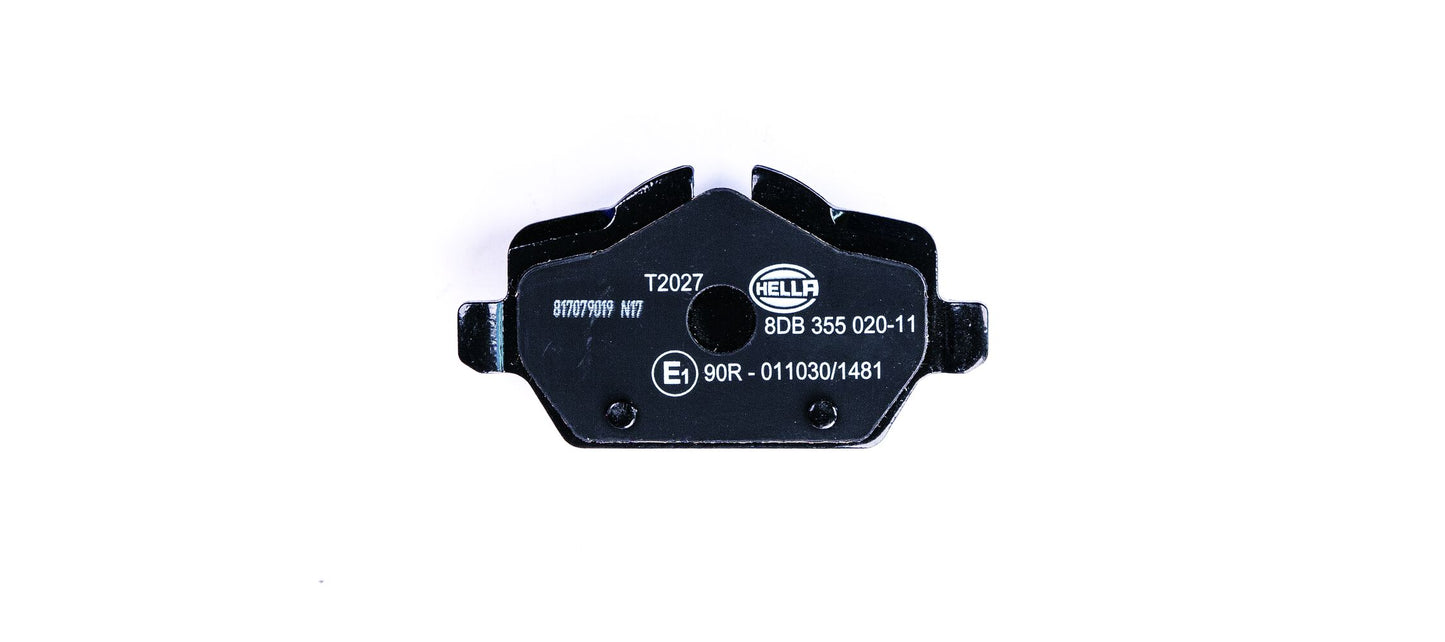 HELLA Brake pad set - T2027 - for e.g. MINI 8DB355020-111