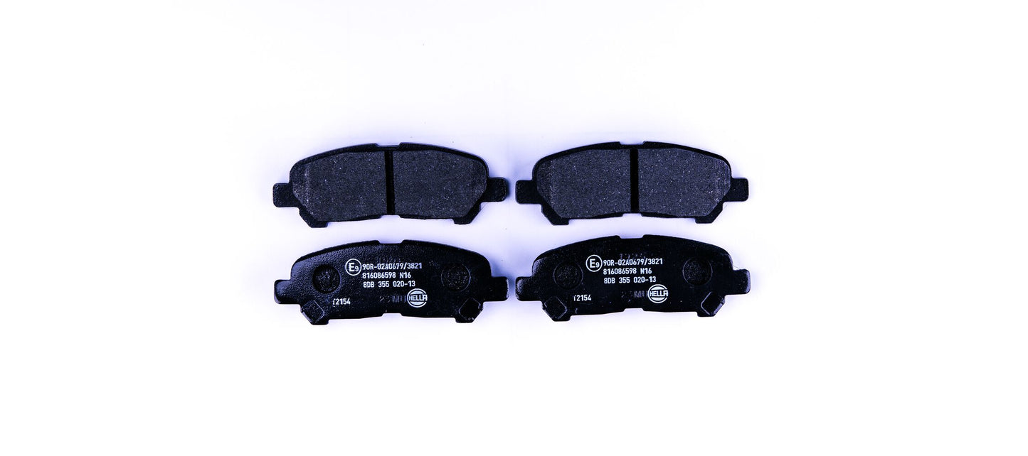 HELLA Brake pad set - T2154 - for e.g. TOYOTA 8DB355020-131