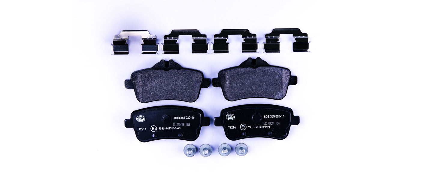 HELLA Brake pad set - T2214 - for e.g. MERCEDES-BENZ 8DB355020-161