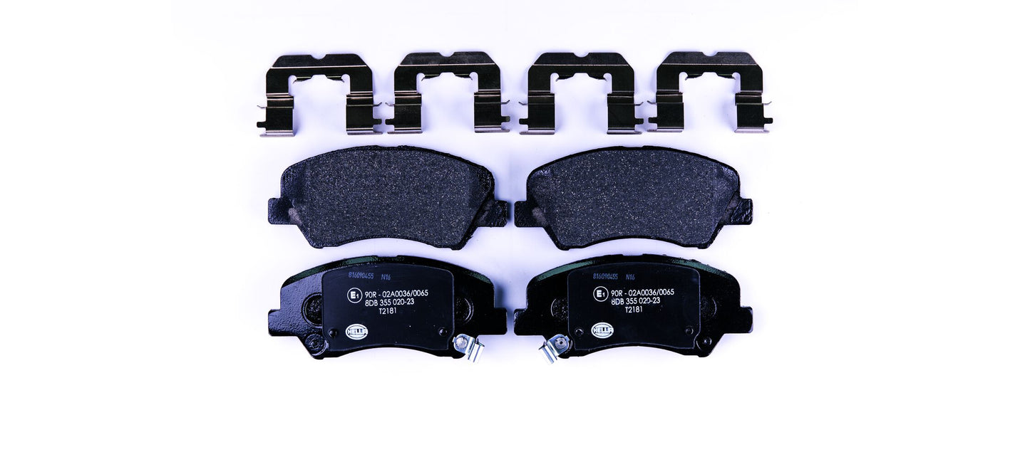 HELLA Brake pad set - T2181 - for e.g. DODGE / HYUNDAI / KIA 8DB355020-231