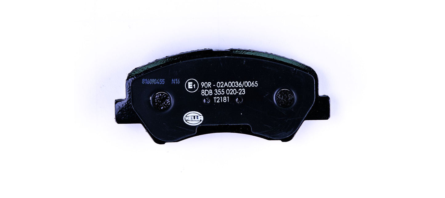 HELLA Brake pad set - T2181 - for e.g. DODGE / HYUNDAI / KIA 8DB355020-231