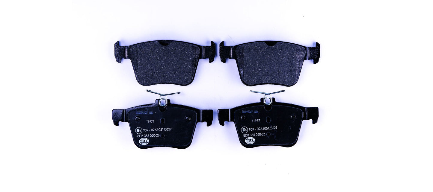 HELLA Brake pad set - T1977 - for e.g. AUDI / CUPRA / SEAT / SKODA / VOLKSWAGEN 8DB355020-261