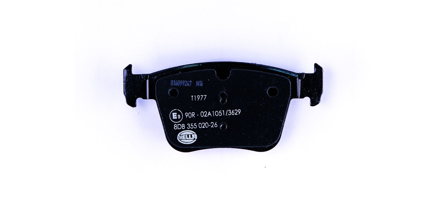 HELLA Brake pad set - T1977 - for e.g. AUDI / CUPRA / SEAT / SKODA / VOLKSWAGEN 8DB355020-261