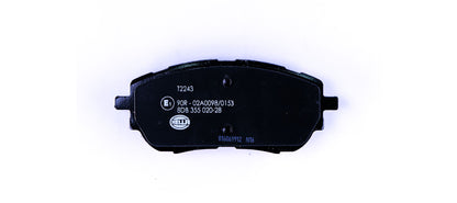 HELLA Brake pad set - T2243 - for e.g. TOYOTA 8DB355020-281