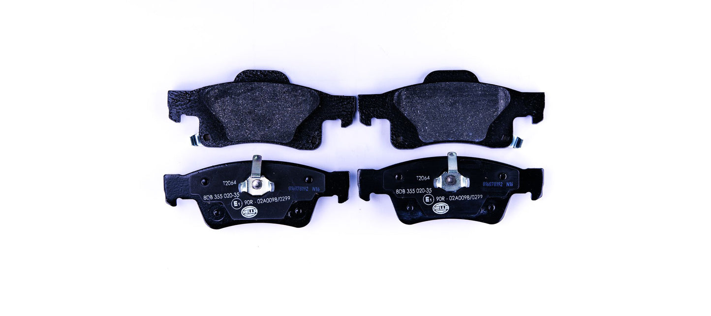 HELLA Brake pad set - T2064 - for e.g. DODGE / JEEP 8DB355020-351