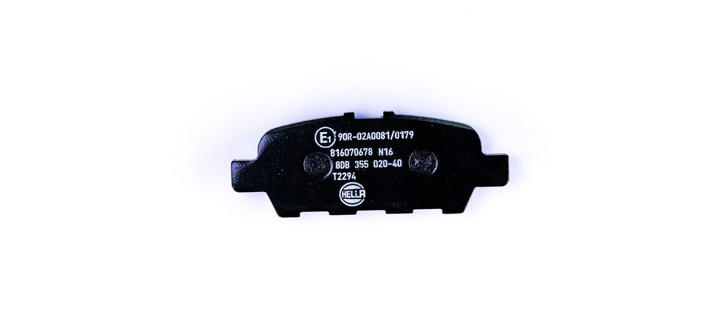HELLA Brake pad set - T2294 - for e.g. INFINITI / MITSUBISHI / NISSAN / SUZUKI 8DB355020-401