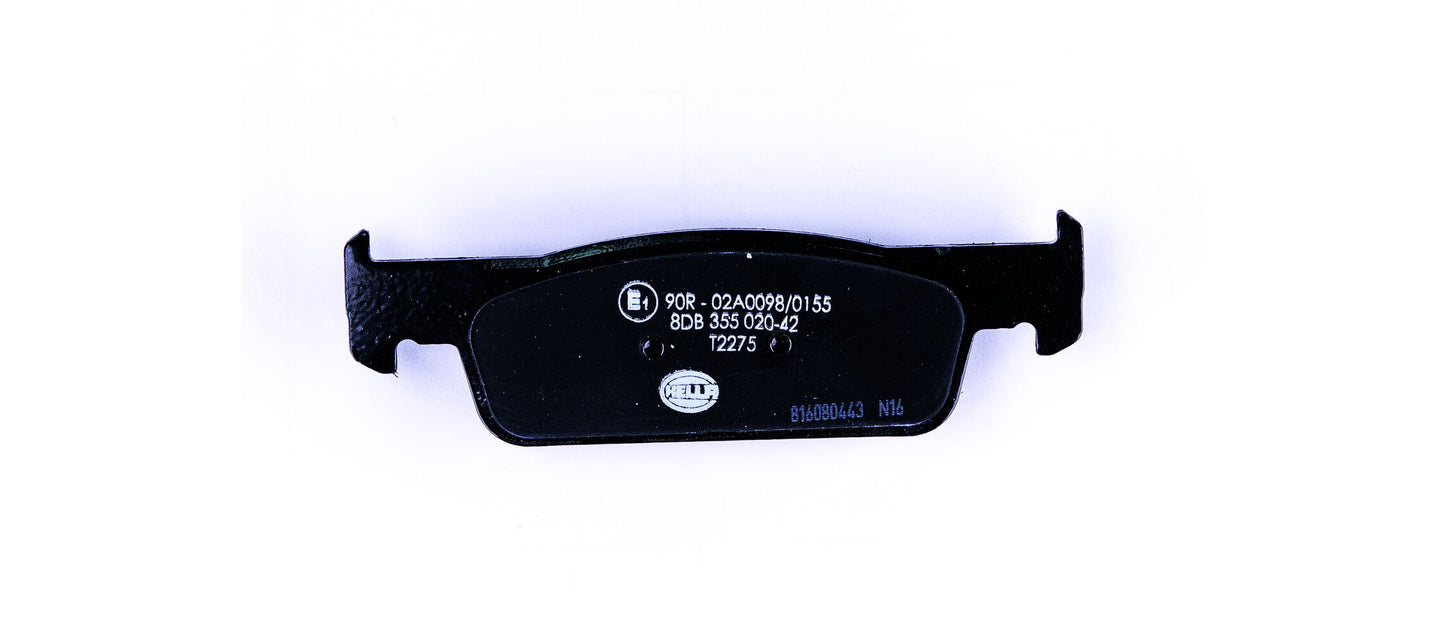 HELLA Brake pad set - T2275 - for e.g. DACIA / RENAULT 8DB355020-421