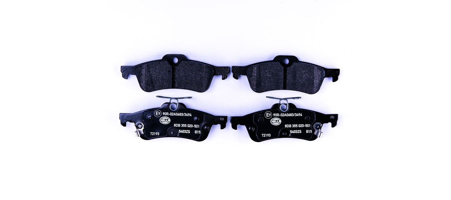 HELLA Brake pad set - T2193 - for e.g. HONDA 8DB355020-501