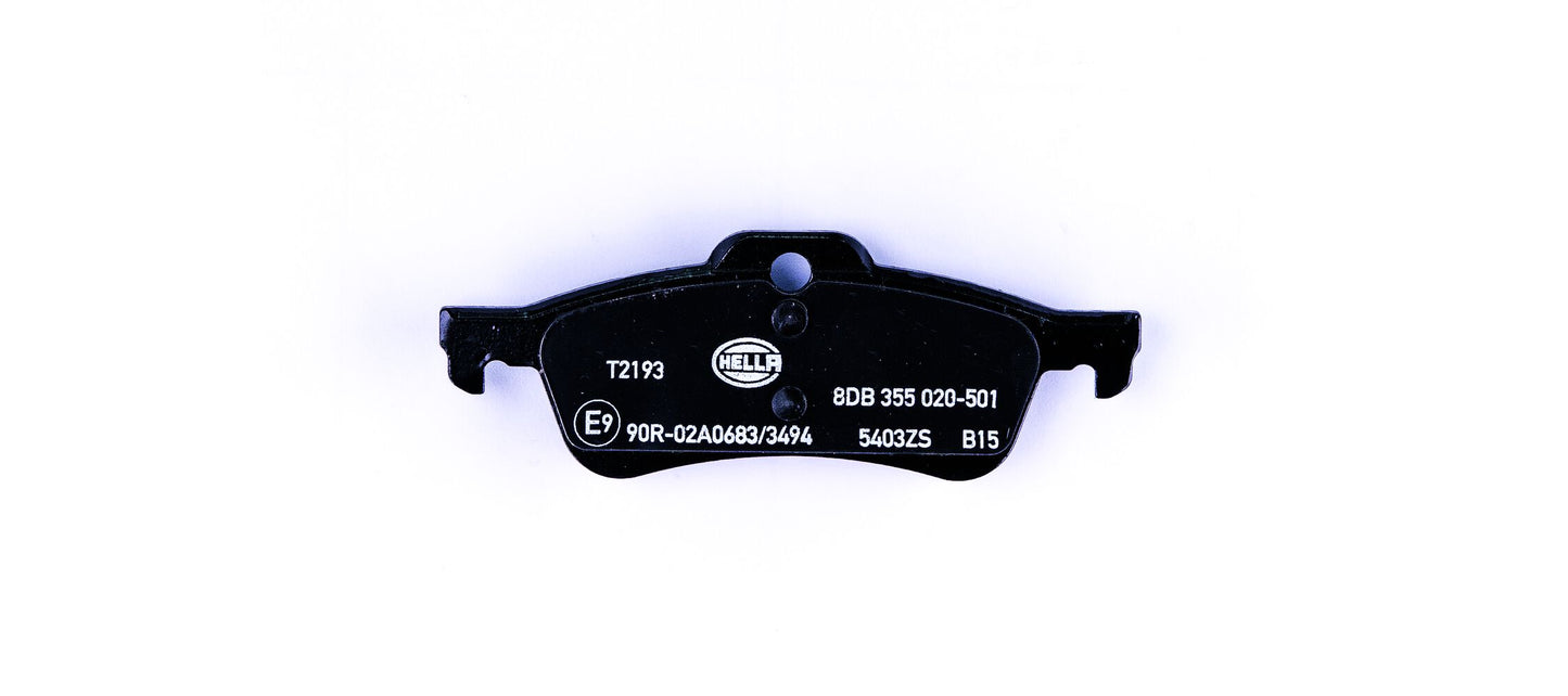 HELLA Brake pad set - T2193 - for e.g. HONDA 8DB355020-501