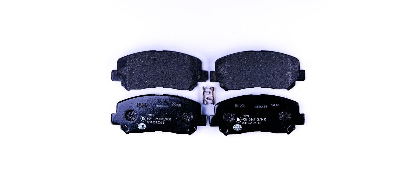 HELLA Brake pad set - T2194 - for e.g. MAZDA 8DB355020-511