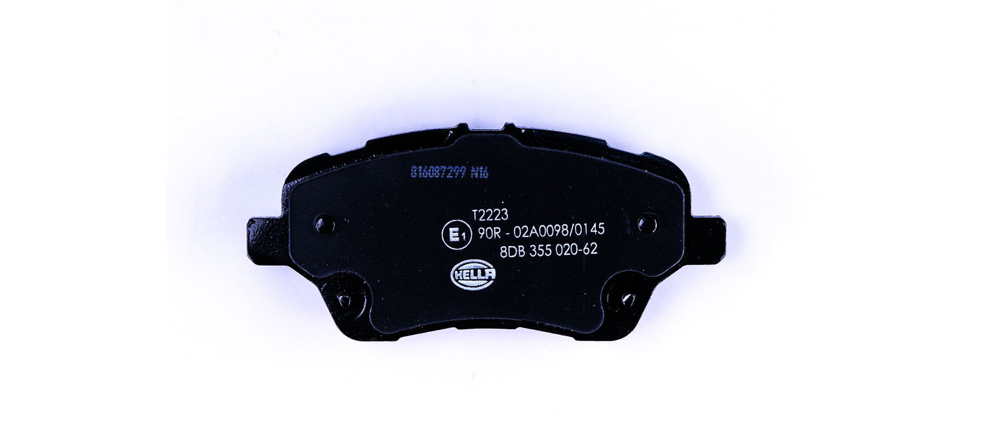 HELLA Brake pad set - T2223 - for e.g. FORD 8DB355020-621