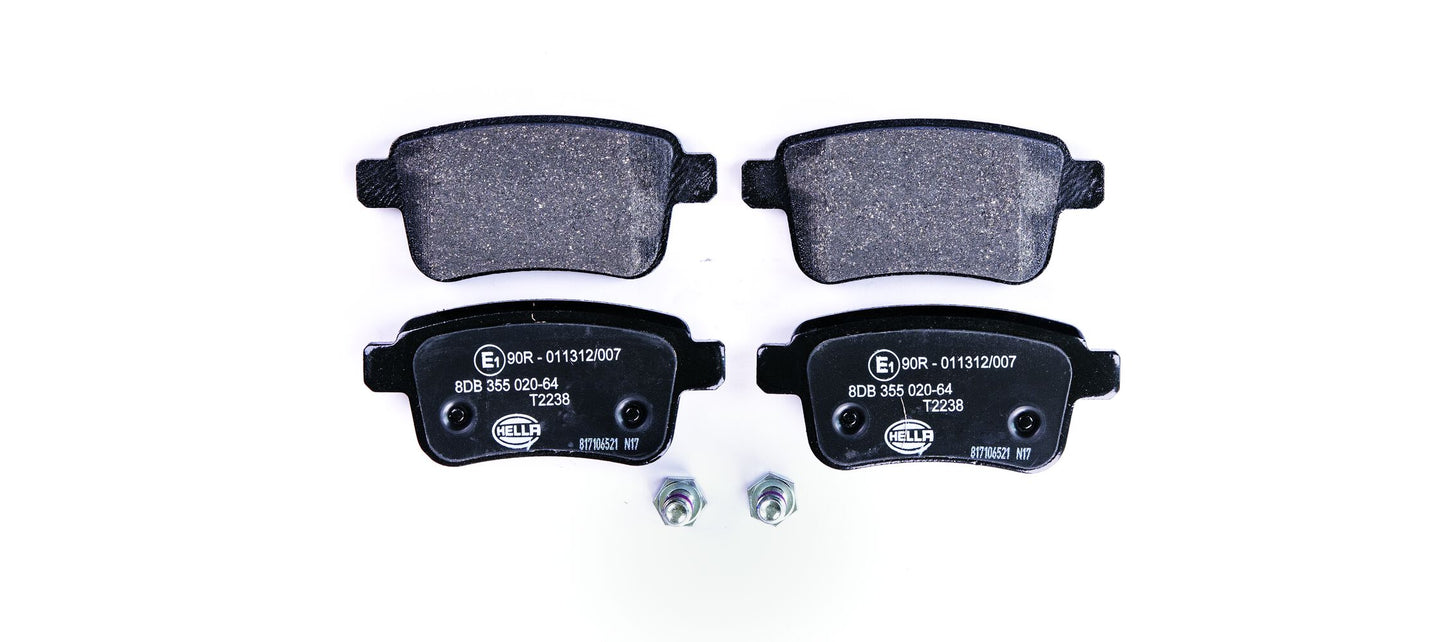 HELLA Brake pad set - T2238 - for e.g. MERCEDES-BENZ 8DB355020-641