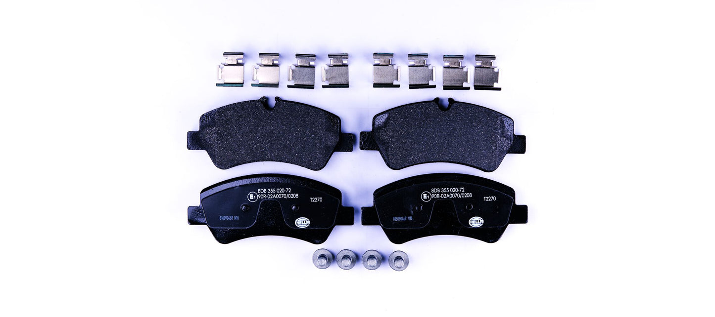 HELLA Brake pad set - T2270 - for e.g. FORD 8DB355020-721