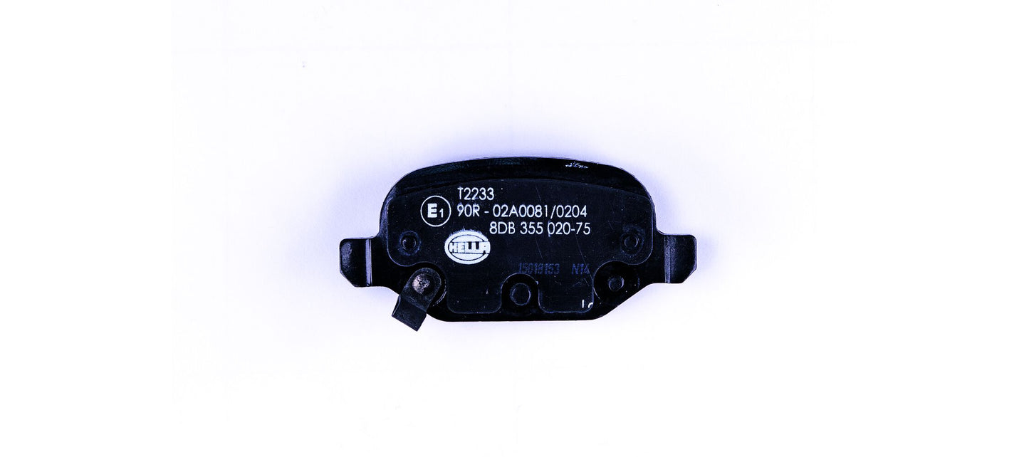 HELLA Brake pad set - T2233 - for e.g. FIAT 8DB355020-751