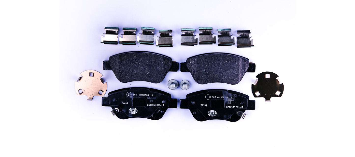 HELLA Brake pad set - T2263 - for e.g. OPEL / VAUXHALL 8DB355021-131