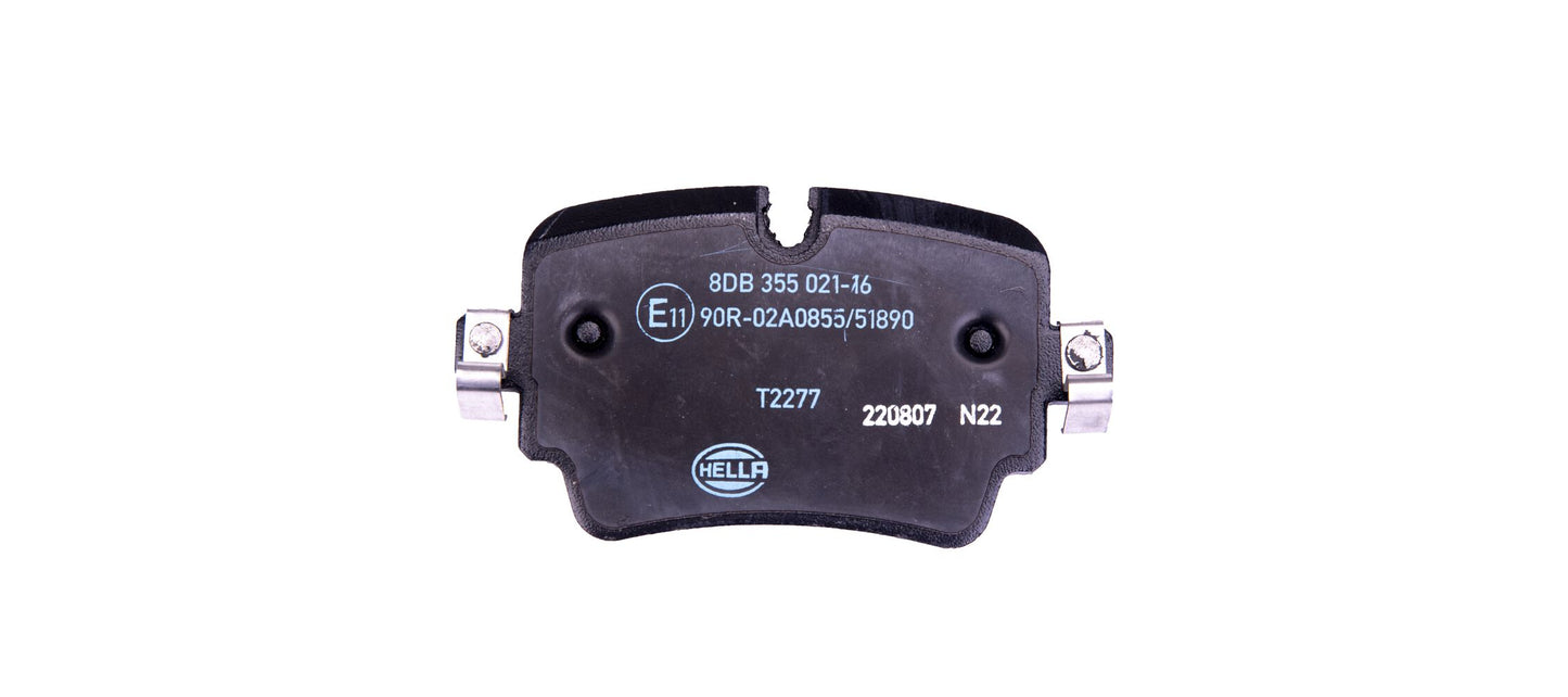 HELLA Brake pad set - T2277 - for e.g. JAGUAR 8DB355021-161