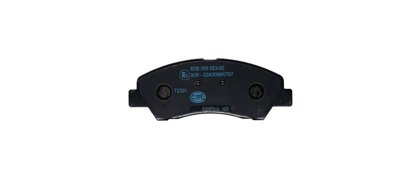 HELLA Brake pad set - T2391 - for e.g. HYUNDAI 8DB355023-001