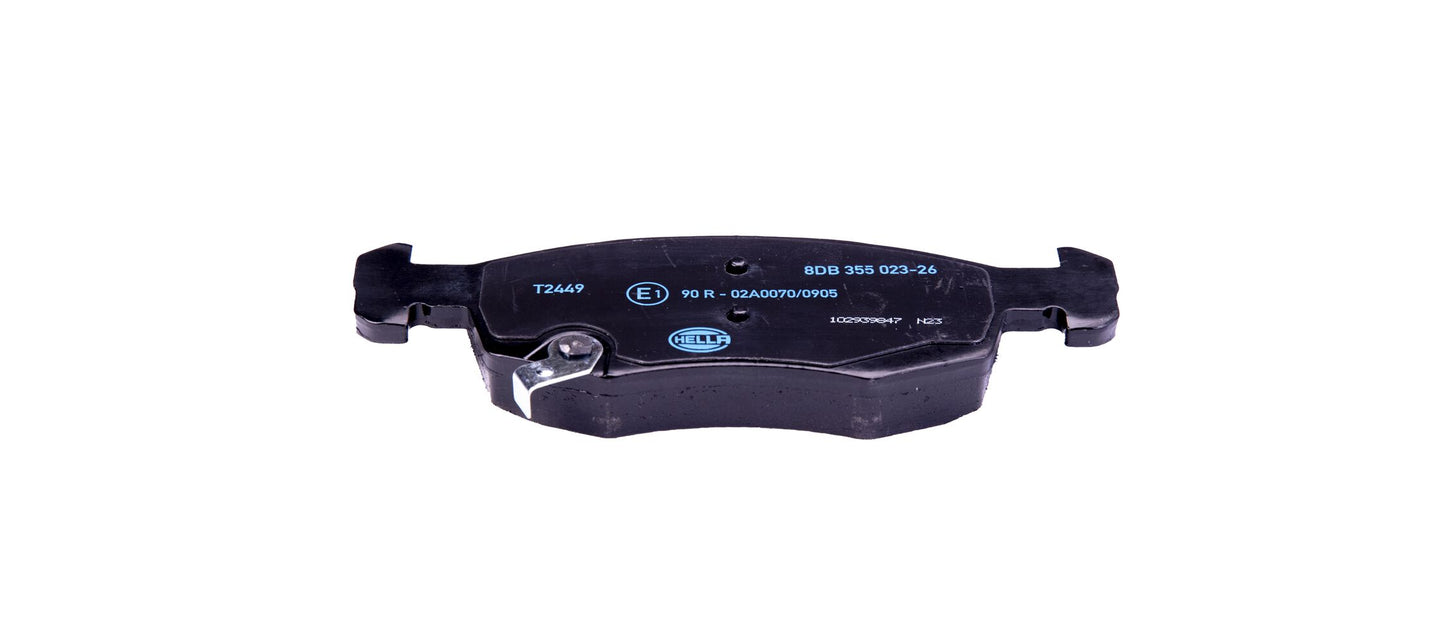 HELLA Brake pad set - T2449 - for e.g. OPEL / VAUXHALL 8DB355023-261