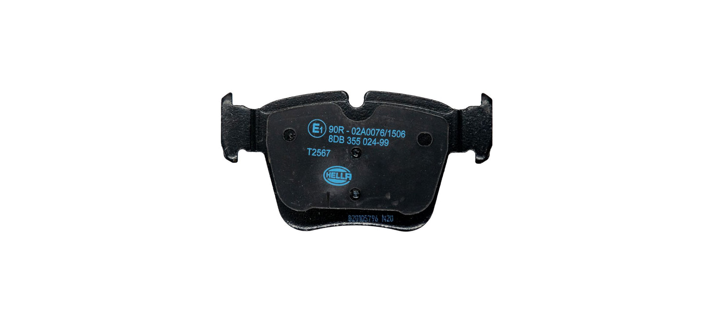 HELLA Brake pad set - T2567 - for e.g. MERCEDES-BENZ 8DB355024-991