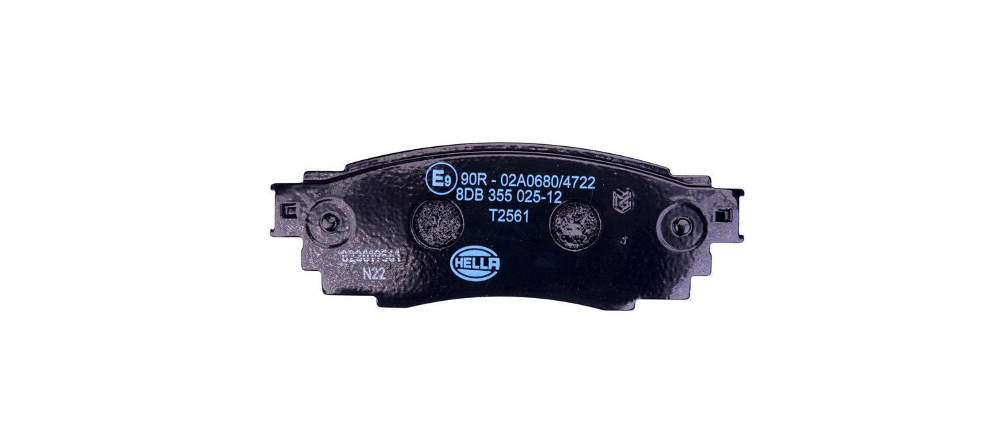 HELLA Brake pad set - T2561 - for e.g. LEXUS / TOYOTA 8DB355025-121
