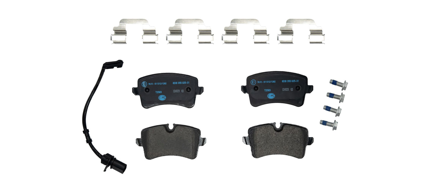 HELLA Brake pad set - T2583 - for e.g. AUDI / PORSCHE 8DB355025-311