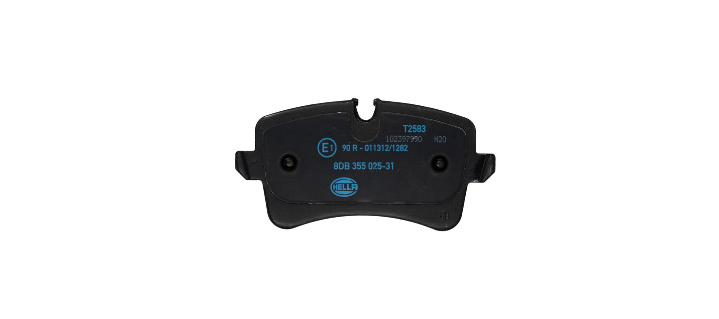 HELLA Brake pad set - T2583 - for e.g. AUDI / PORSCHE 8DB355025-311