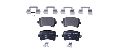 HELLA Brake pad set - T2634 - for e.g. VOLKSWAGEN 8DB355025-341