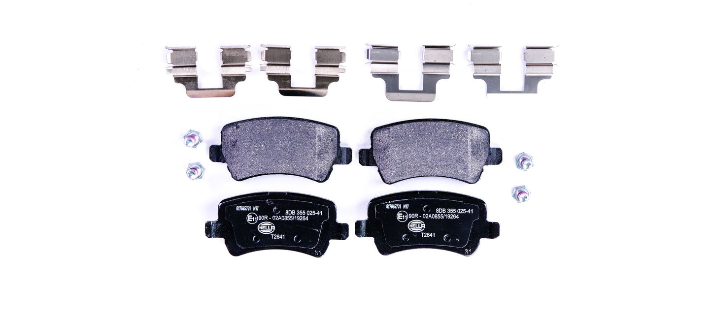 HELLA Brake pad set - T2641 - for e.g. FORD / LAND ROVER / VOLVO / VOLVO ASIA 8DB355025-411