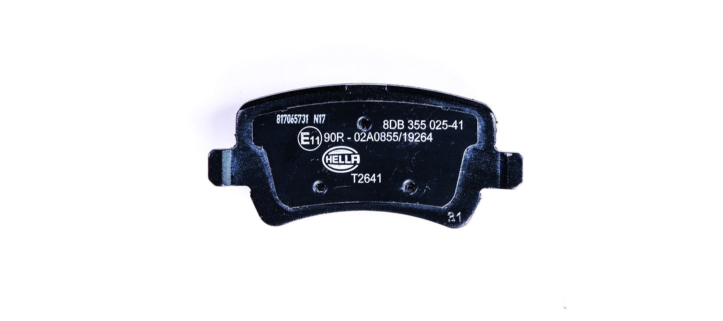 HELLA Brake pad set - T2641 - for e.g. FORD / LAND ROVER / VOLVO / VOLVO ASIA 8DB355025-411