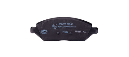 HELLA Brake pad set - T2584 - for e.g. OPEL / VAUXHALL 8DB355025-451