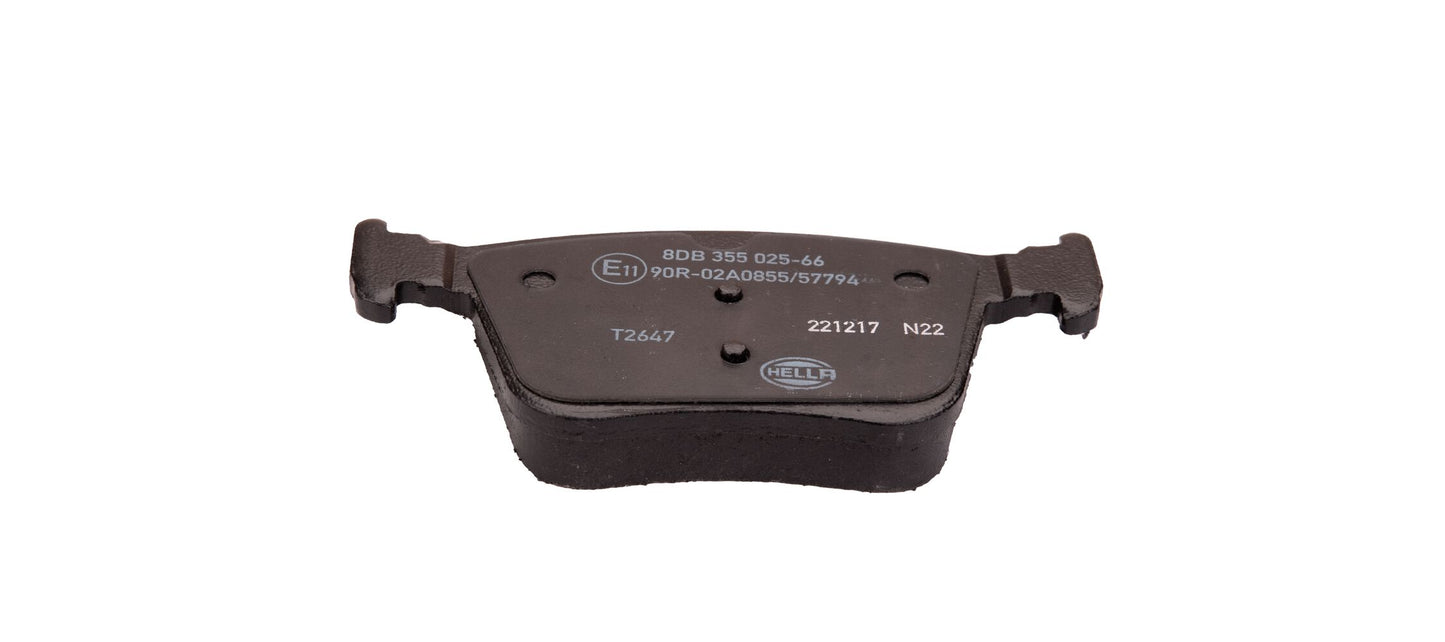 HELLA Brake pad set - T2647 - for e.g. AUDI 8DB355025-661