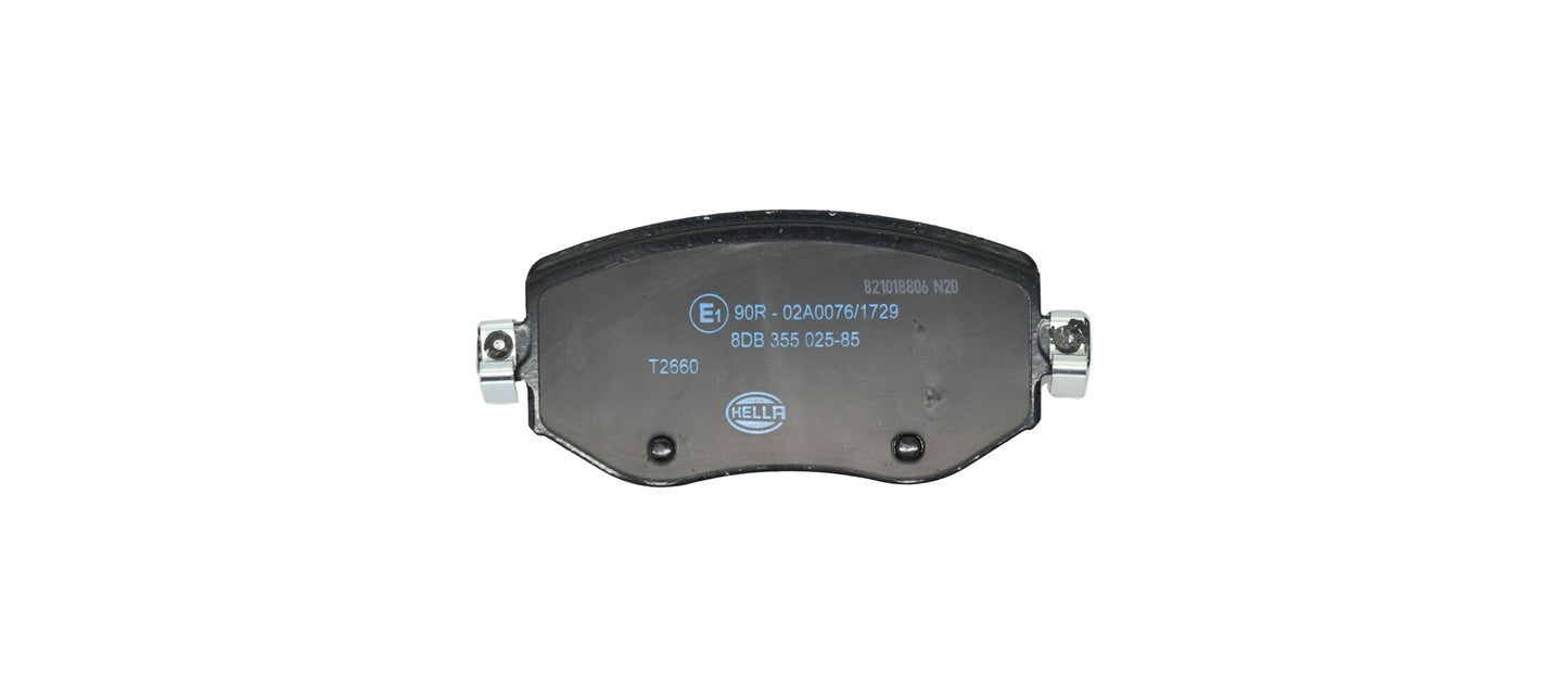 HELLA Brake pad set - T2660 - for e.g. RENAULT 8DB355025-851