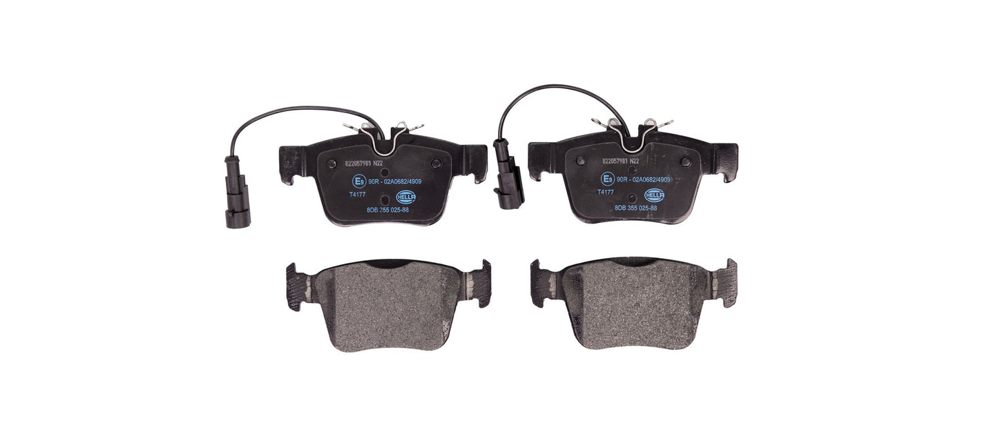 HELLA Brake pad set - T4177 - for e.g. ALFA ROMEO / MASERATI 8DB355025-881
