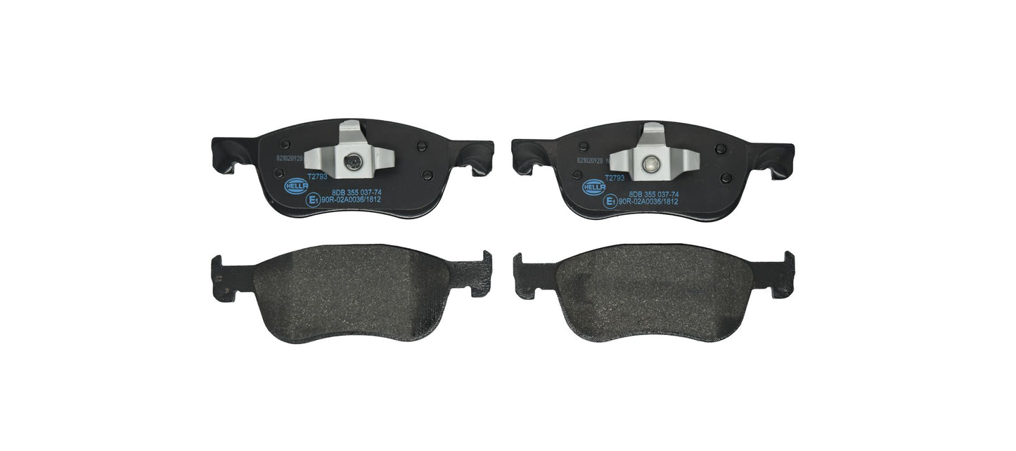 HELLA Brake pad set - T2793 - for e.g. FORD 8DB355037-741