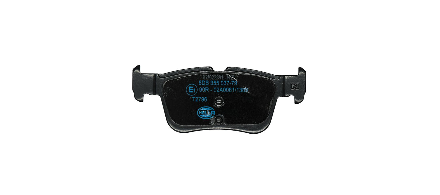 HELLA Brake pad set - T2796 - for e.g. FORD 8DB355037-791