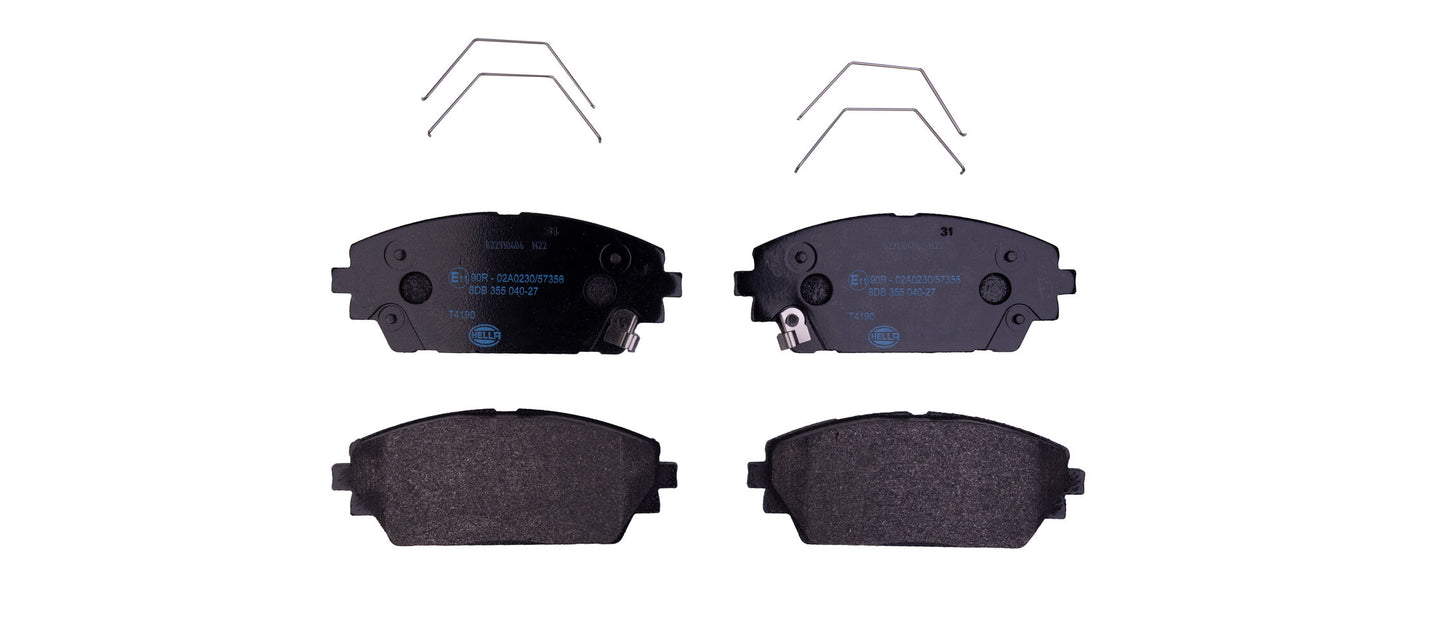 HELLA Brake pad set - T4190 - for e.g. MAZDA 8DB355040-271
