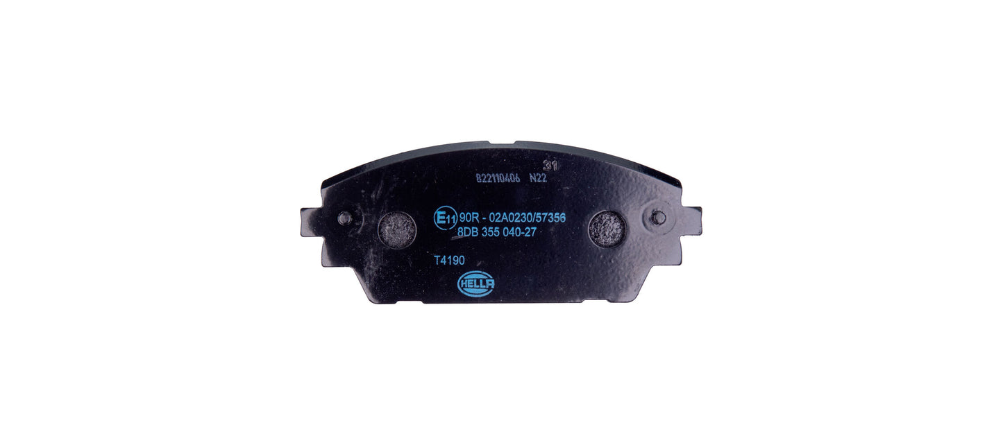 HELLA Brake pad set - T4190 - for e.g. MAZDA 8DB355040-271