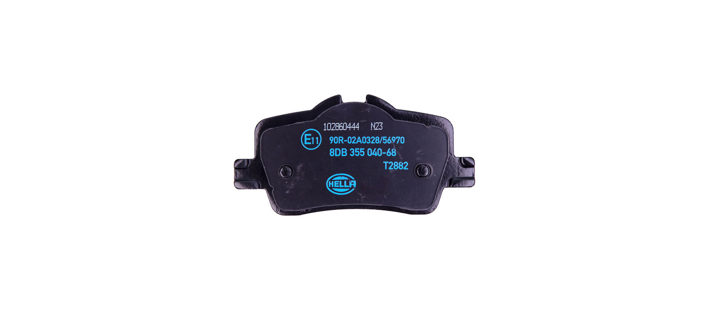 HELLA Brake pad set - T2882 - for e.g. BMW 8DB355040-681