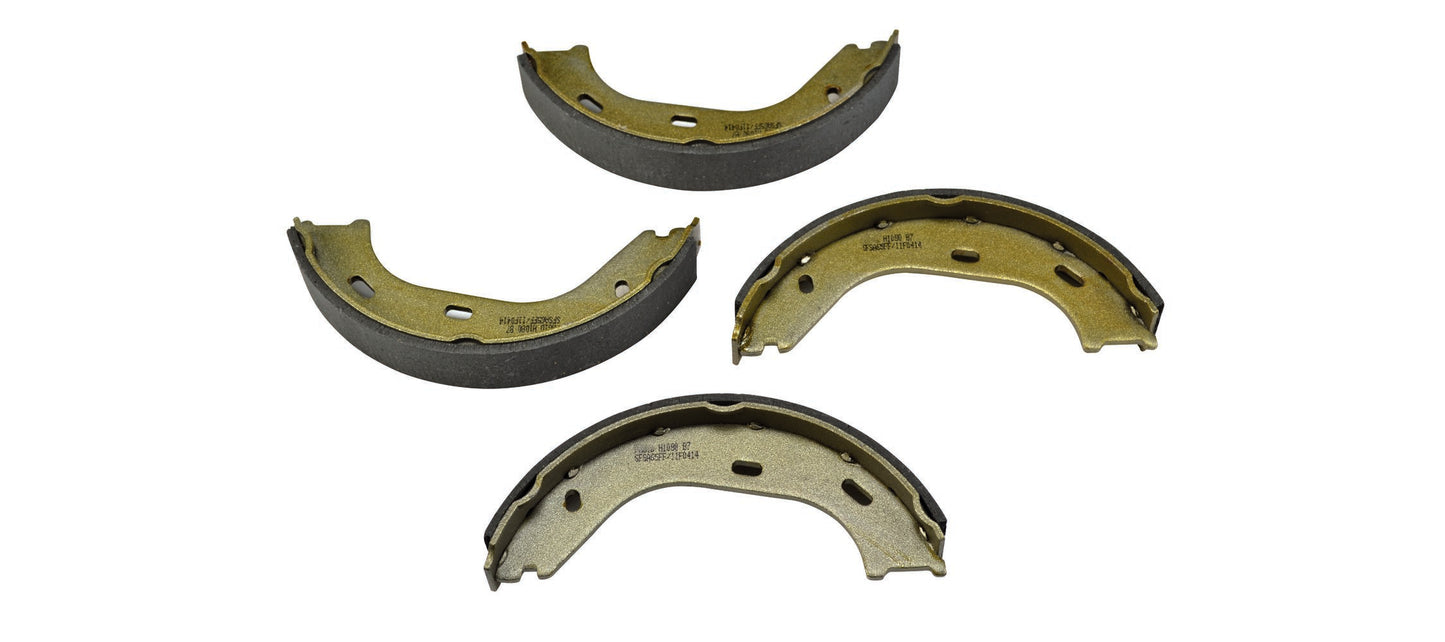 HELLA Brake Shoe Set, parking brake - H1080 - for e.g. MERCEDES-BENZ 8DA355050-001