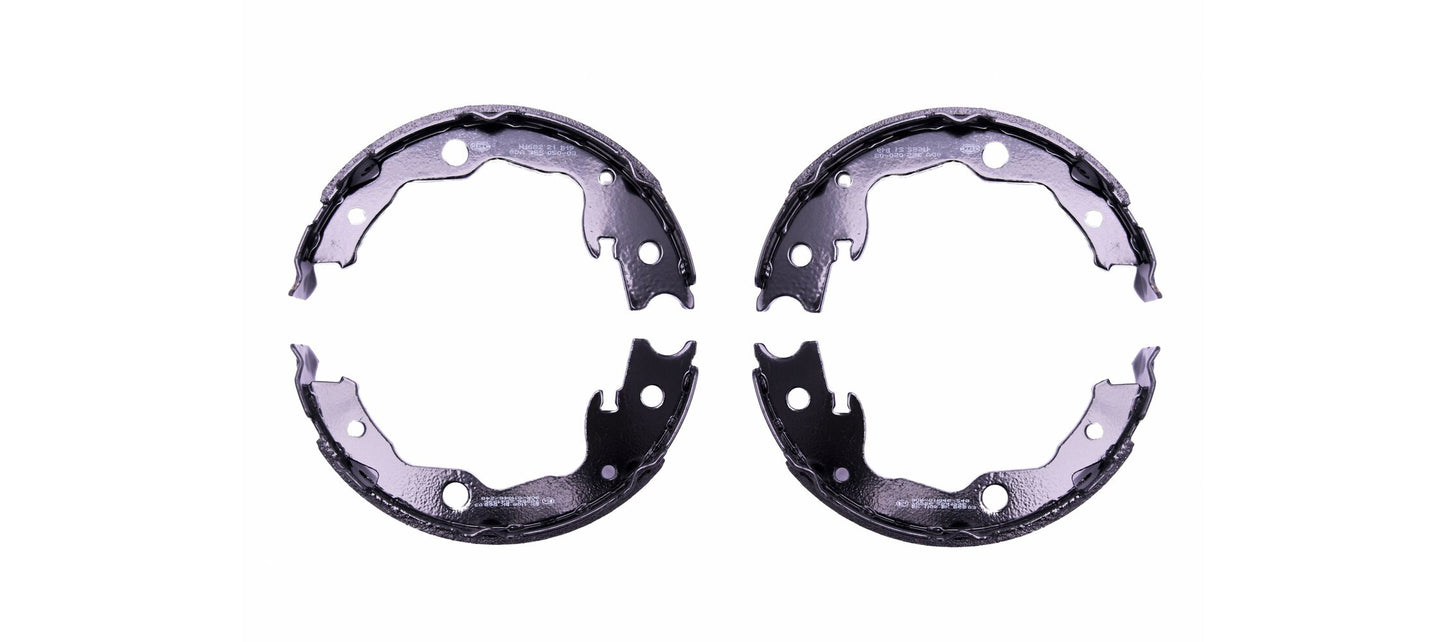 HELLA Brake Shoe Set, parking brake - H1682 - for e.g. INFINITI / LEXUS / NISSAN / REN 8DA355050-031
