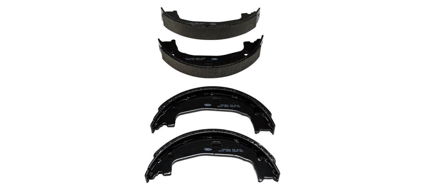 HELLA Brake Shoe Set, parking brake - H9160 - for e.g. ALPINA / BMW 8DA355050-391