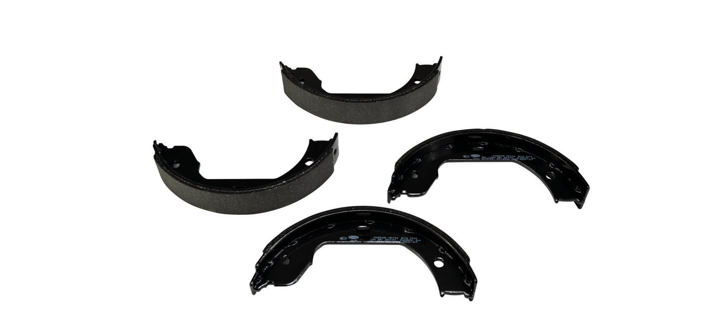 HELLA Brake Shoe Set, parking brake - H9505 - for e.g. ALPINA / BMW / ROLLS-ROYCE / VO 8DA355050-471