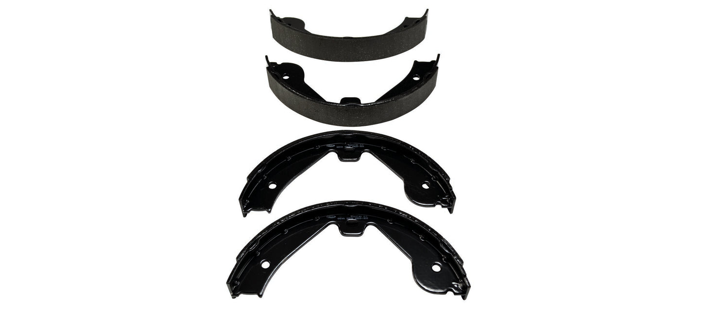 HELLA Brake Shoe Set, parking brake - H9710 - for e.g. AUDI / LAND ROVER / MERCEDES-BE 8DA355050-601