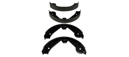 HELLA Brake Shoe Set, parking brake - H9710 - for e.g. AUDI / LAND ROVER / MERCEDES-BE 8DA355050-601