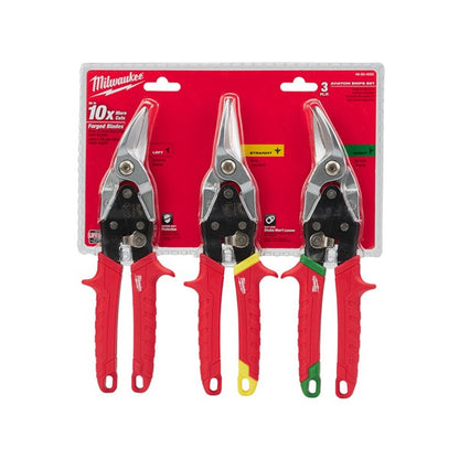 Milwaukee Metal Snips Set (3pc) - 48224533